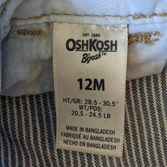 Oshkosh Striped Engineer Overall Dress - Picture 5 of 8